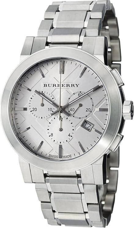 Orologi Burberry in Acciaio Argentato 